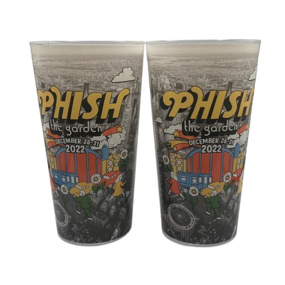 PHISH Other 2 X 35 Phish 222 Souvenir Cups Msg The Garden December